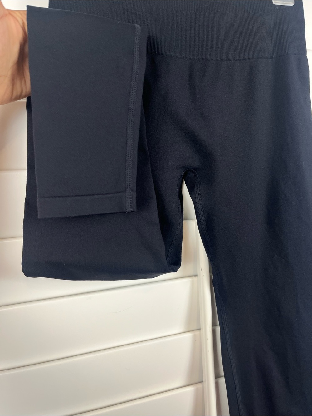 Aurola Black High-Rise Leggings Size SM - Picture 3 of 6